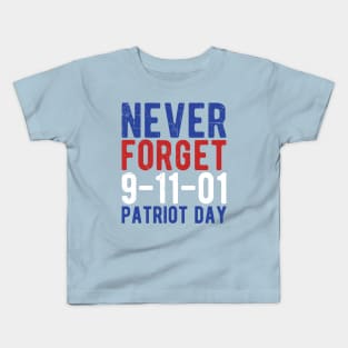 11 September Memorial ,Patriot Day 20th Anniversary Kids T-Shirt